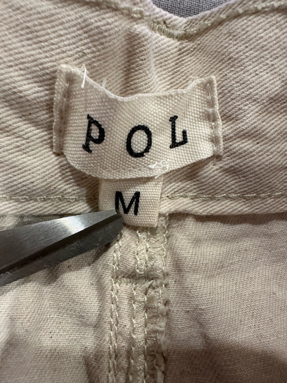 POL Patchwork Floral Jogger Pants Boho Distressed Embroidered Size M - Picture 10 of 11
